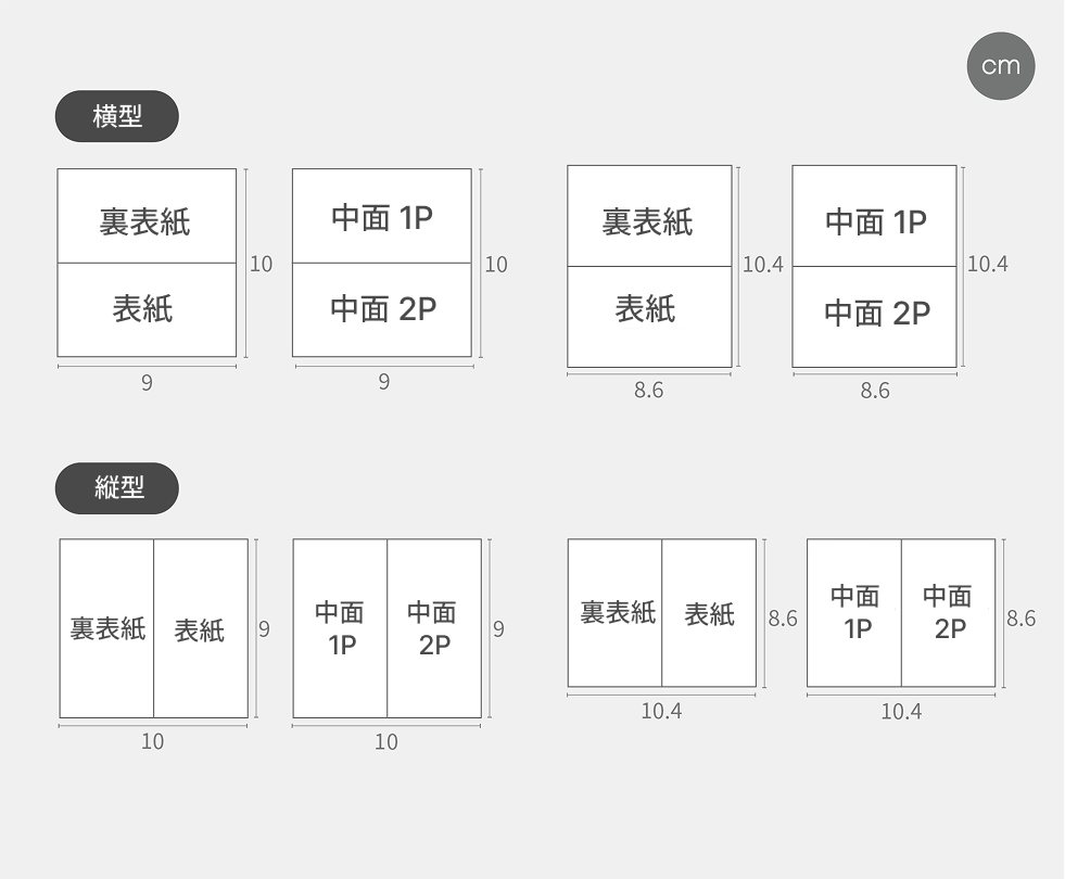 二つ折り名刺