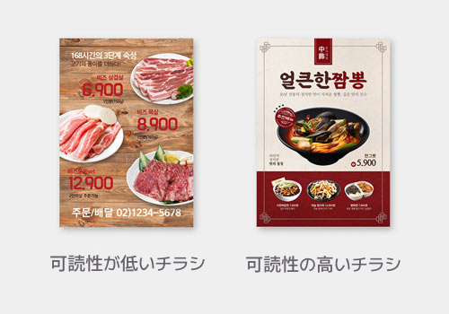 クーポン付きチラシ